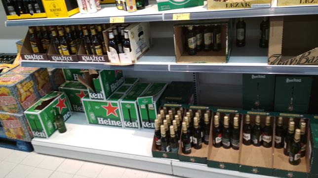 В магазинах Biedronka отсутствуют ценники на товари