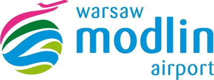 логотип аеропорту Варшава-Модлін