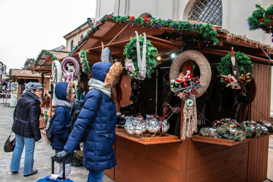 Домики на ярмарке в Люблине