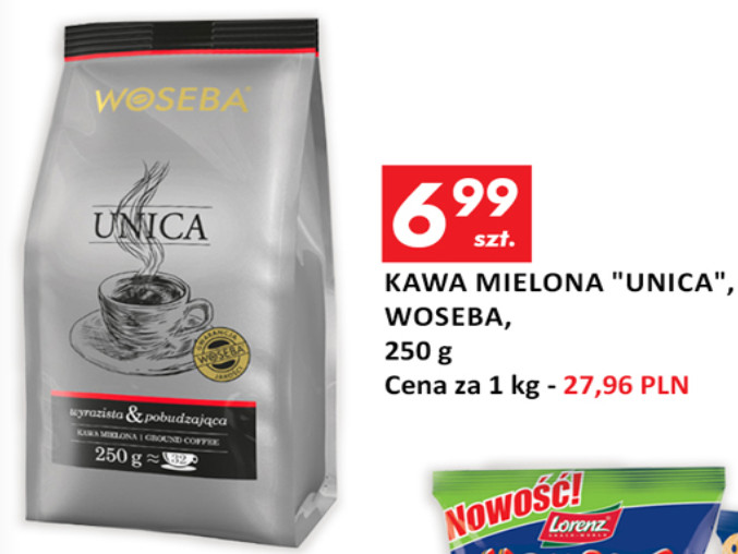 Кофе молотый Woseba “Unica”