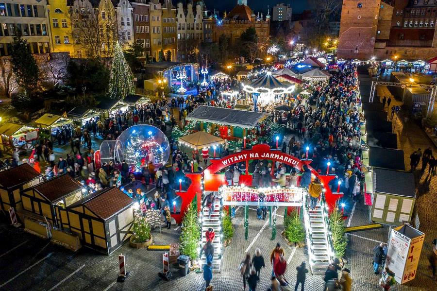 Рождественская ярмарка в Гданьске