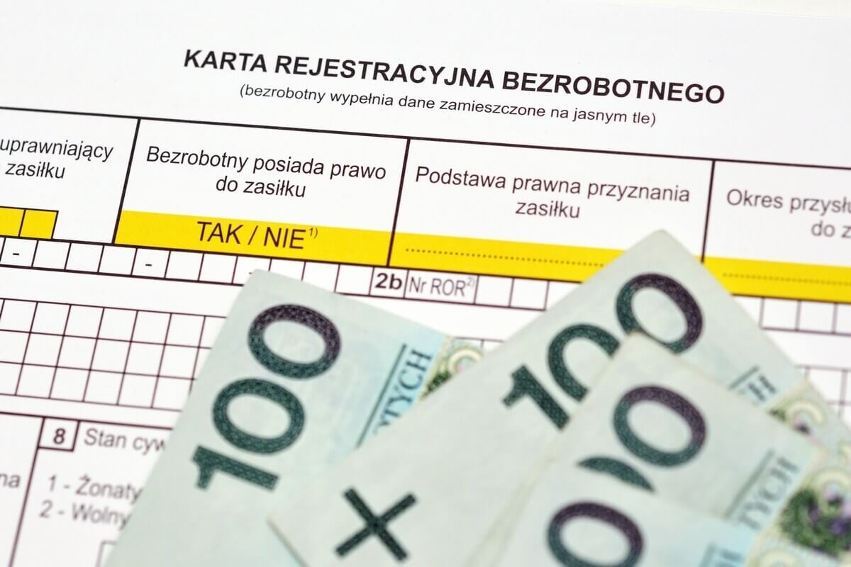 Бланк для реєстрації безробітного в Польщі