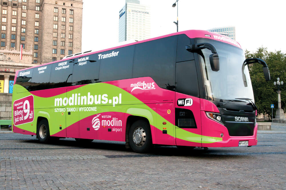 Квиток Modlinbus зі столиці до аеропорту Варшава-Модлін коштує від 9 злотих