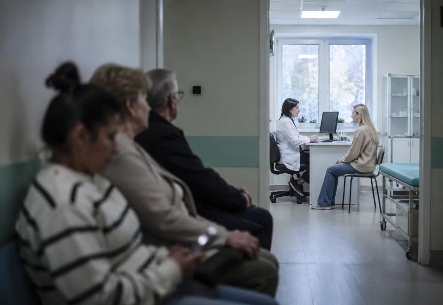 Пациентка на приёме