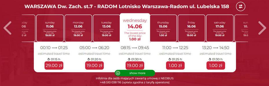 Neobus Варшава-Радом