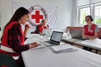 Красный Крест снова выдает подарочные ваучеры украинским беженцам в Польше